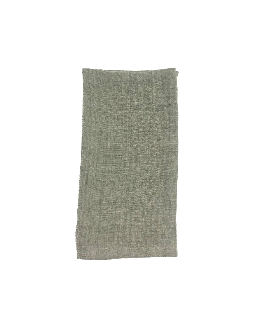 Stone Washed Linen Hemmed Napkin (Set of 2)