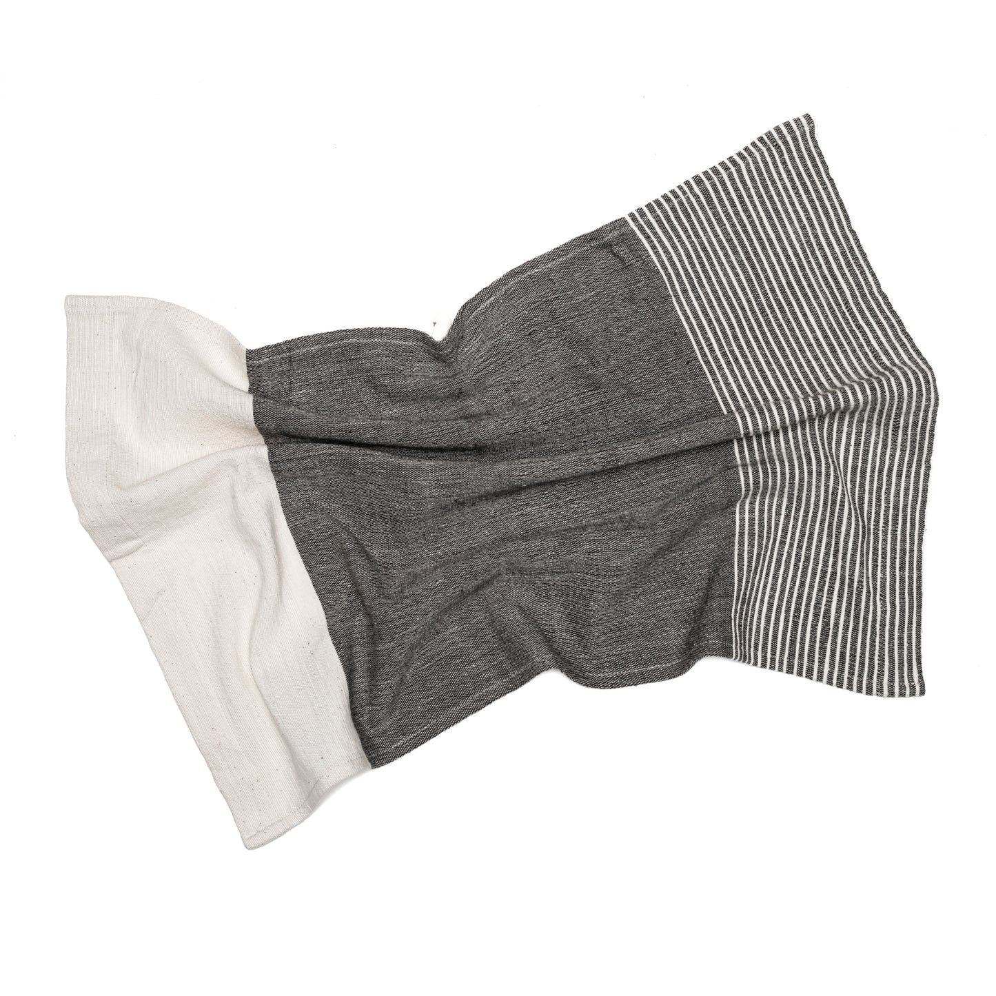 Chesapeake Tea Towel - Grey with Natural