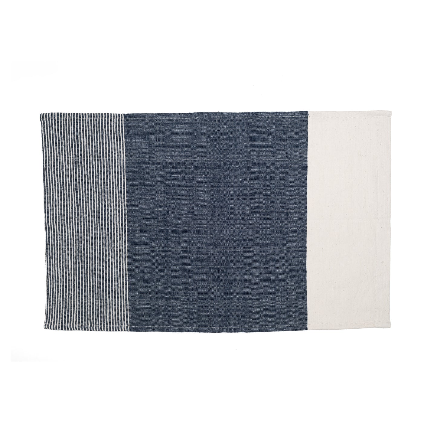 Chesapeake Tea Towel - Navy with Natural