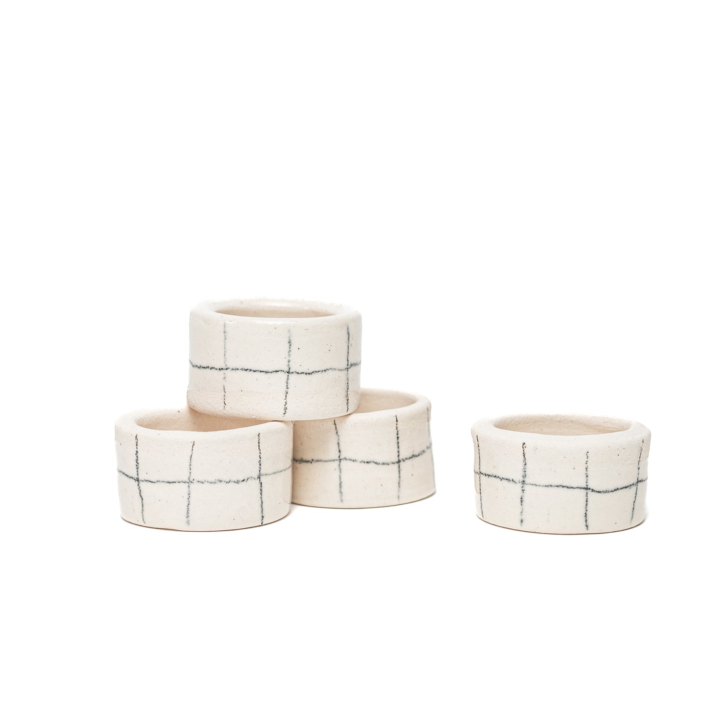Pencil Grid Napkin Ring