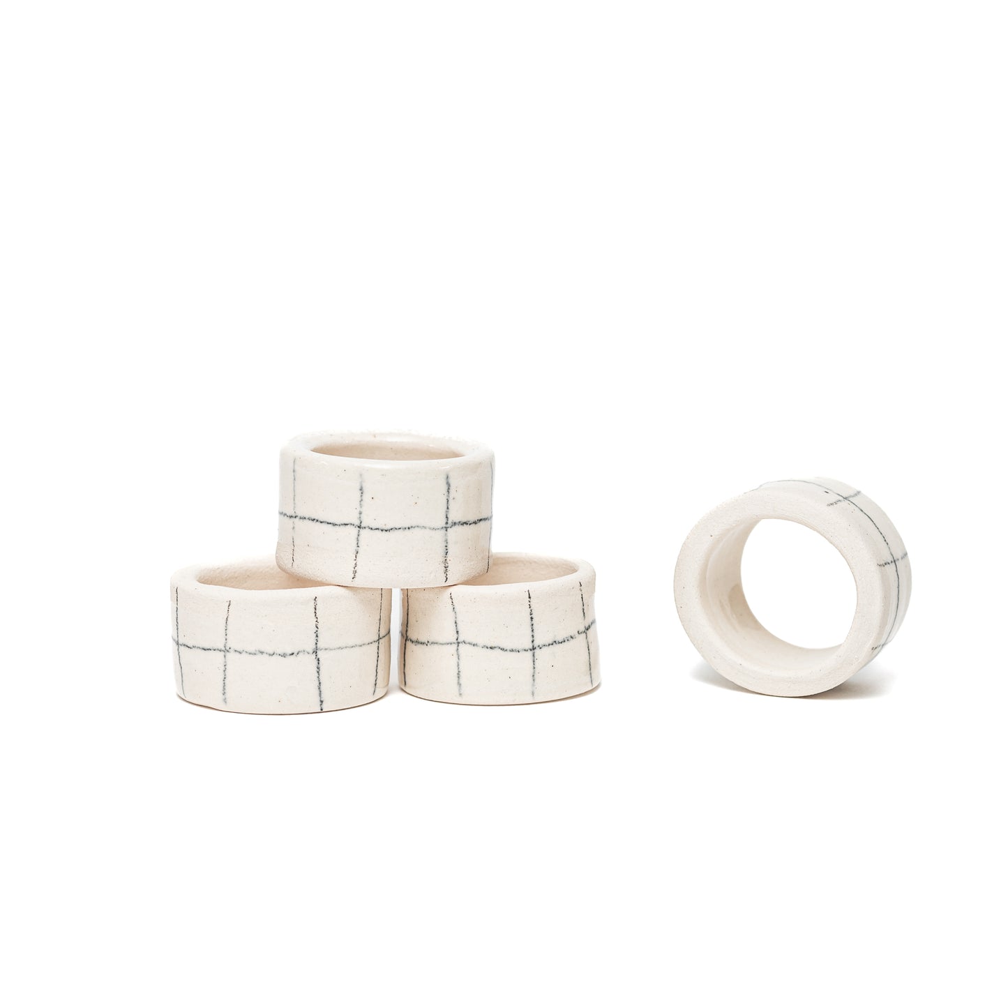 Pencil Grid Napkin Ring