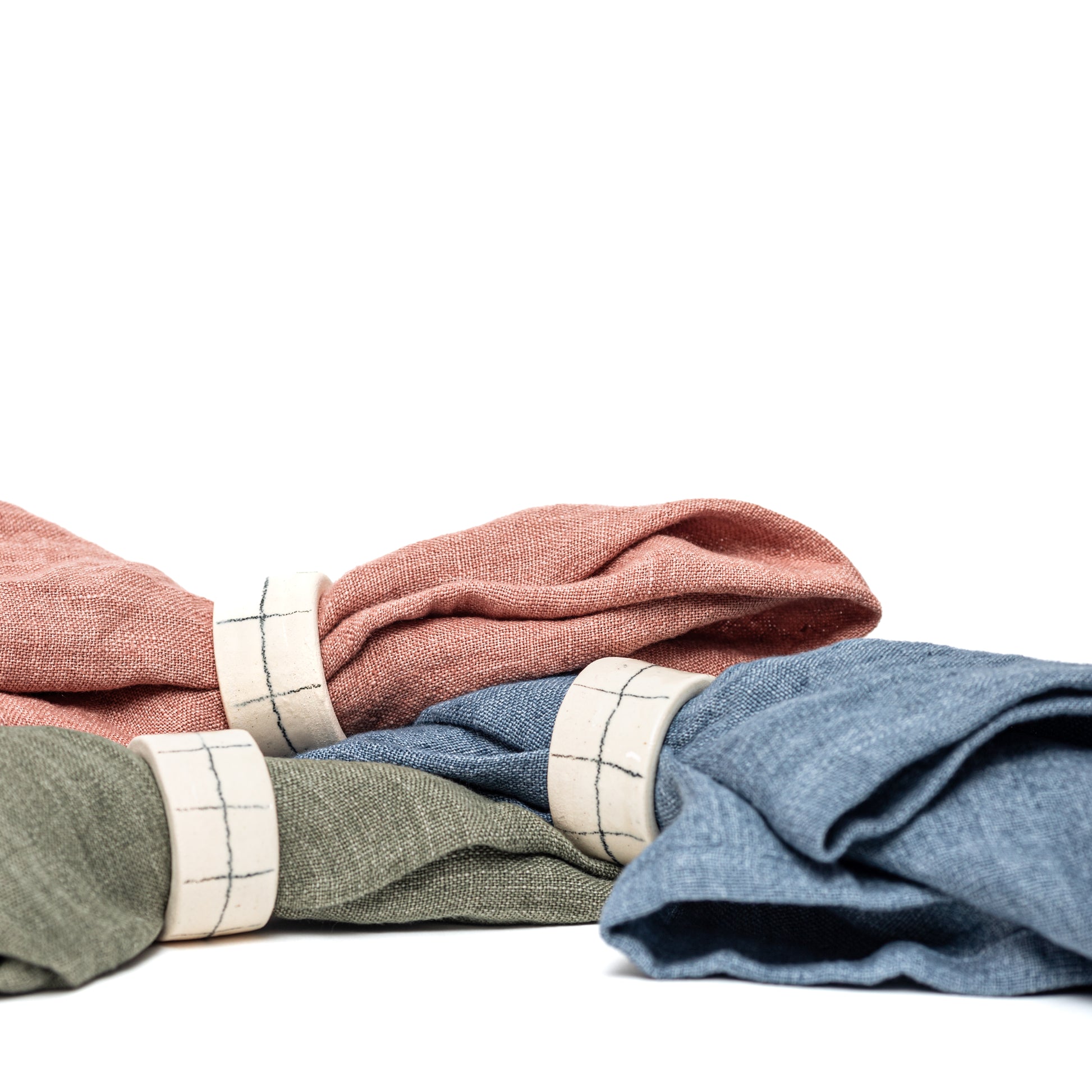 Erica Recto Pencil Line napkin rings