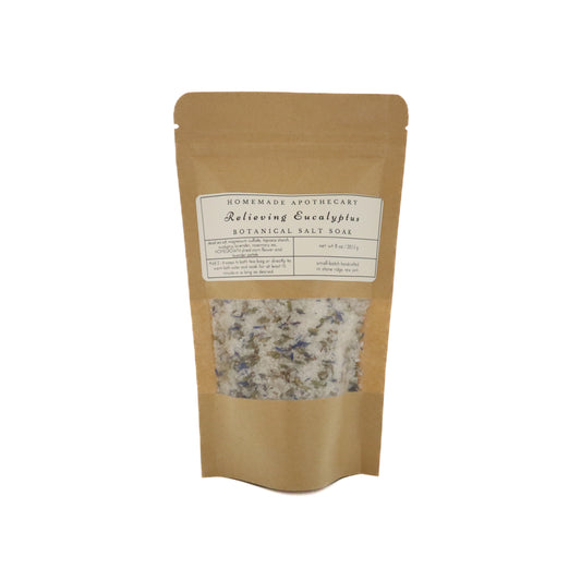 Relieving Eucalyptus Salt Soak Pouch
