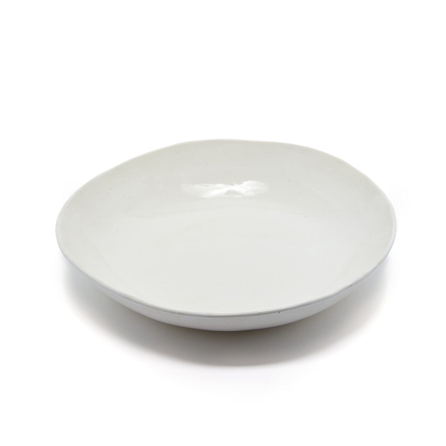 Grand Bowl - White Speckle