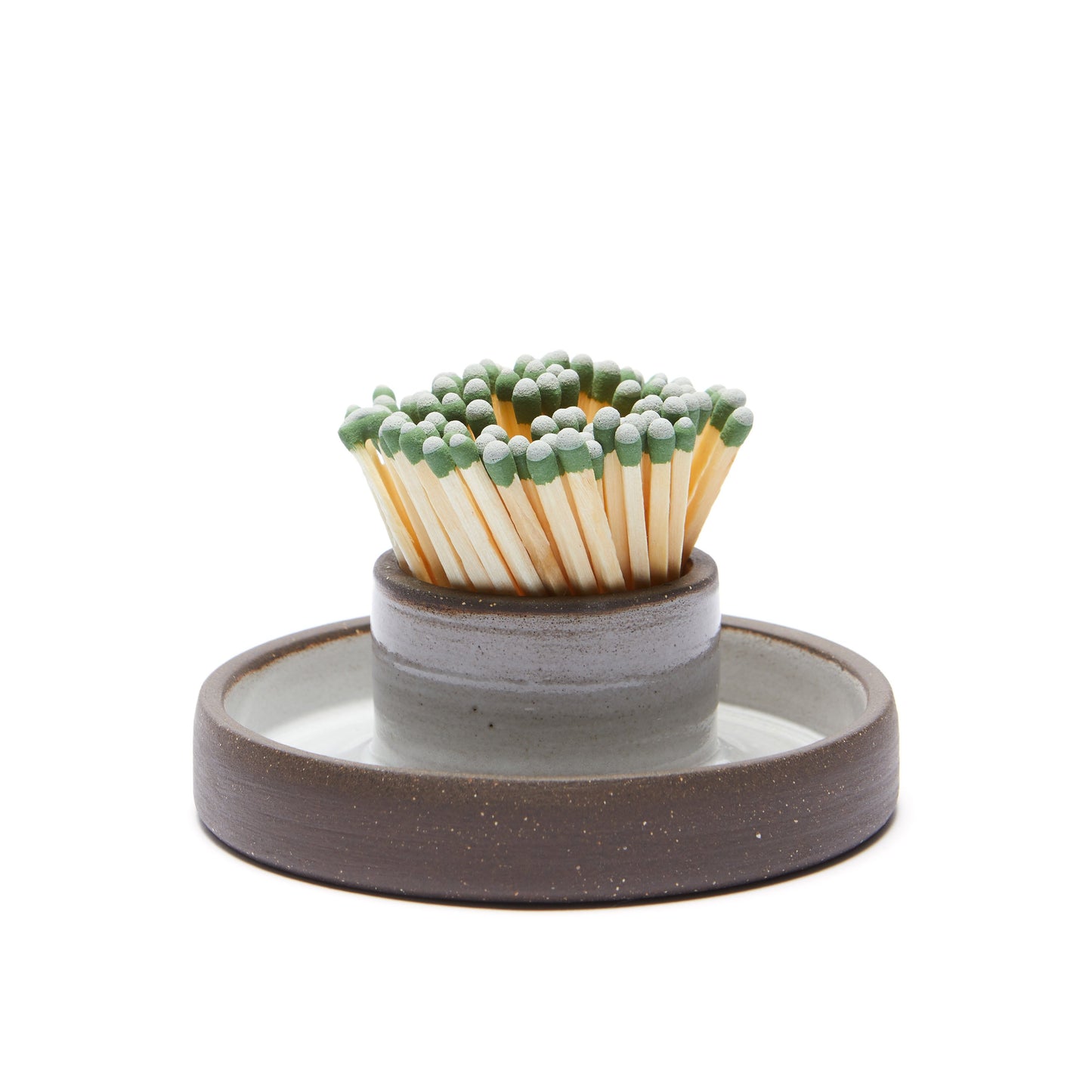 Ceramic Match Holder - White