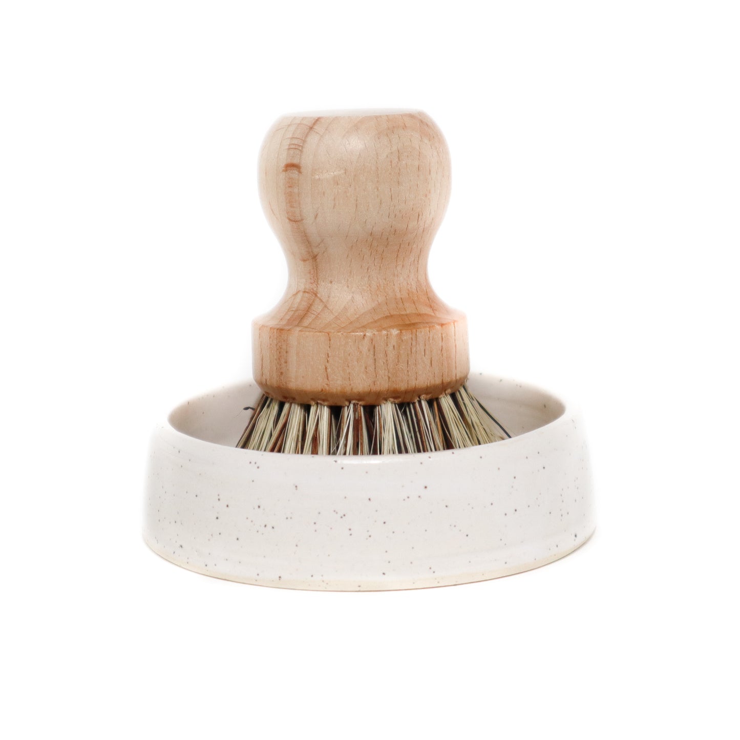 Brush Holder - White Speckle