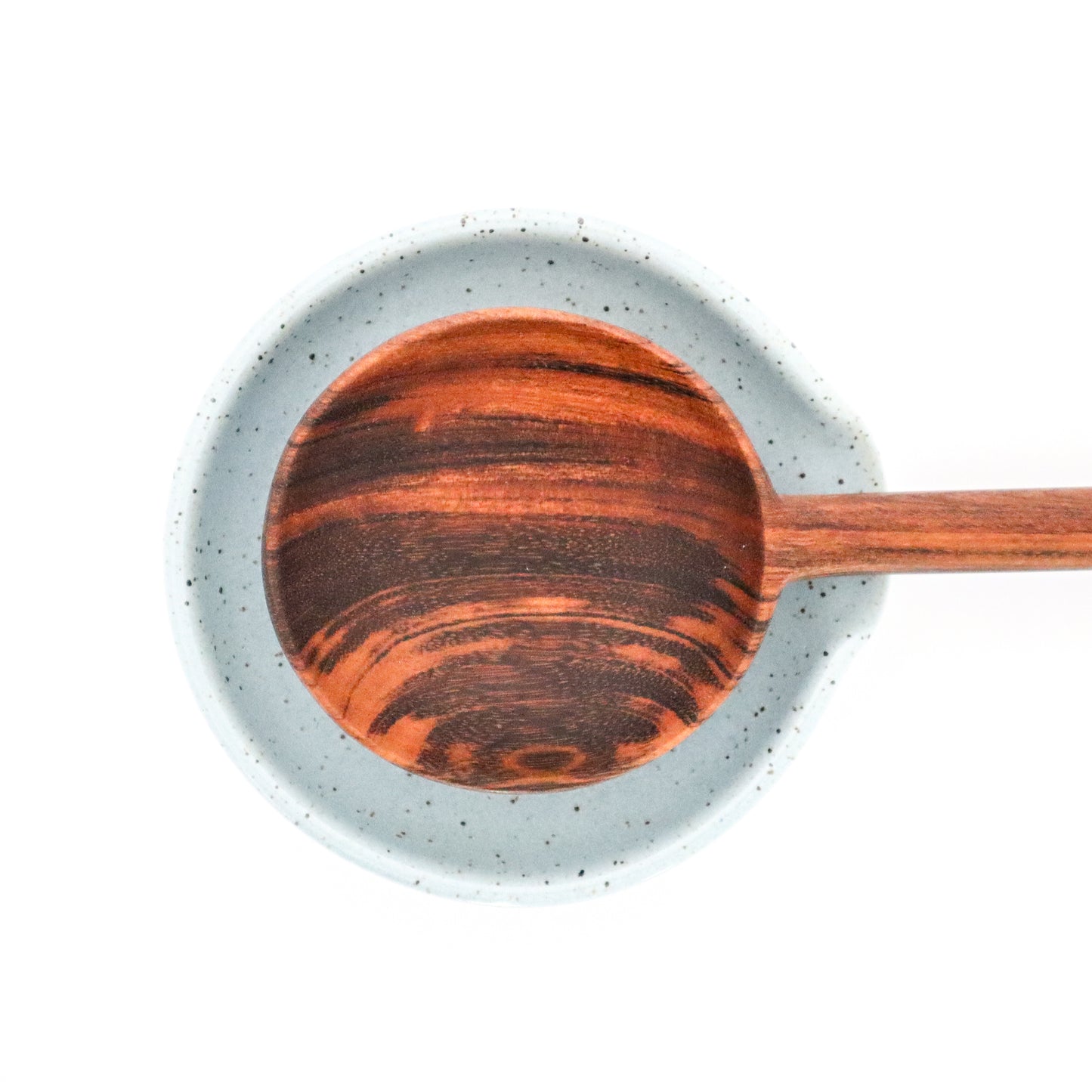 Ceramic Spoon Rest - Light Blue