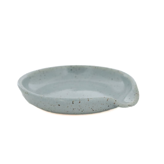 Ceramic Spoon Rest - Light Blue