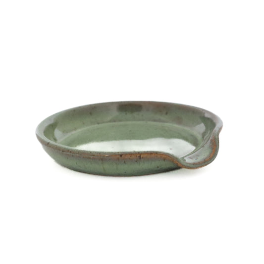 Ceramic Spoon Rest - Sage