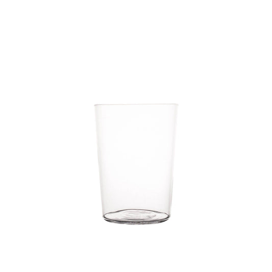 clear glass cup