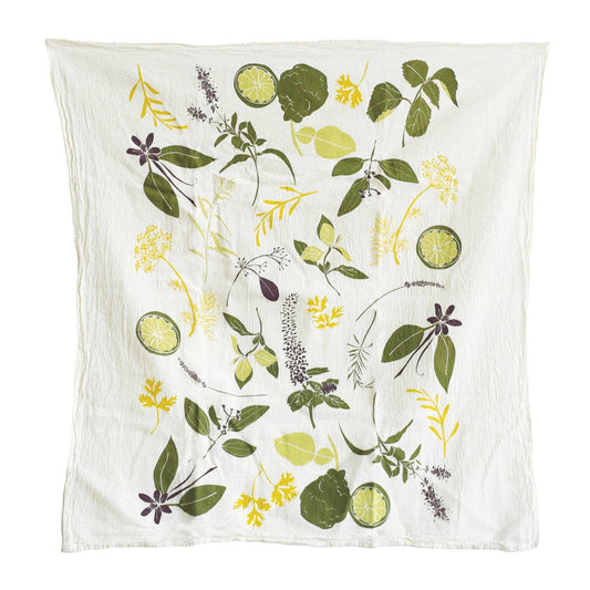 Cocktail Herbs Towel