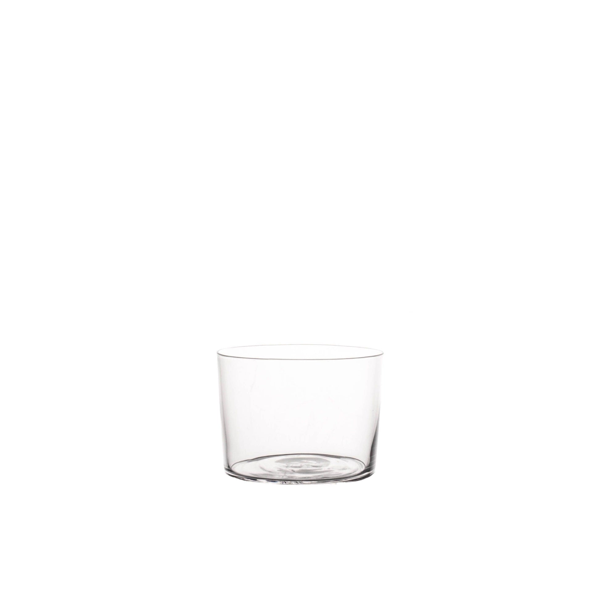 clear glass cup