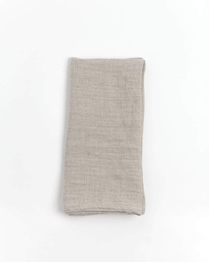 Stone Washed Linen Hemmed Napkin (Set of 2)